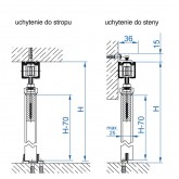 Ko�ajnica pre posuvn� syst�m Herkules - syst�m uchytenia