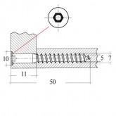  Konfirm�t 5x50 mm zinok