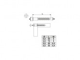 Konfirm�t 7x50 mm zinok