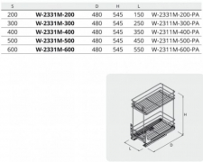 K�� CARGO Linia PRO - sch�ma