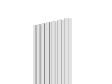 Lamelov� panel 3D 2650x300 mm / lamely - biela matn� / podklad - biela matn�