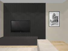 Lamela na stenu Onyx �ed� / �ierna
