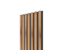 Lamelov� panel 3D 2650x300 mm / lamely - dub jesenn� / podklad - antracit