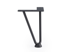 Noha na st�l pre konferen�n� st�l DOUBLE TWIG 152 mm / �ierna / 1282