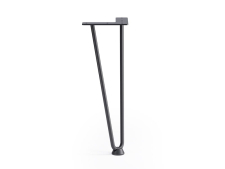 Noha na st�l pre konferen�n� st�l DOUBLE TWIG 305 mm / �ierna / 1283