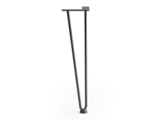 Noha na st�l pre konferen�n� st�l DOUBLE TWIG 406 mm / �ierna / 1284