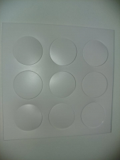 Samolepiaca krytka f� 20mm BIELA HLADK�