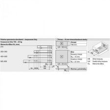 Blum LEGRABOX - sch�ma