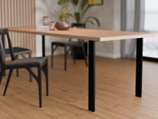 Nohy na st�l pre jed�lensk� st�l STOL-DN-973-80x20 / �ierna / 1277