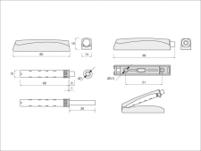 TIP ON ATM magnetick� s adapt�rom dlh� - rozmery