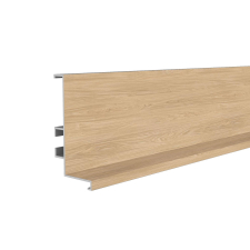 �chytkov� profil vodorovn� "J" / dub natural radial / 4,1 m / pre bez�chytkov� dvierka pod pracovn� dosku
