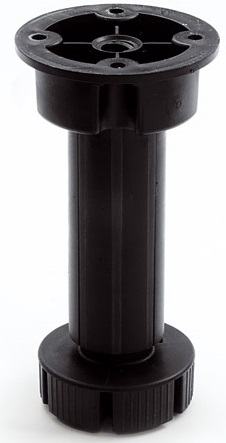Nábytková nožička H120 mm čierna VOLPATO