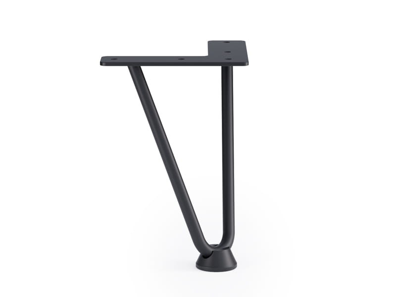 Noha na stôl pre konferenčný stôl DOUBLE TWIG 152 mm / čierna / 1282