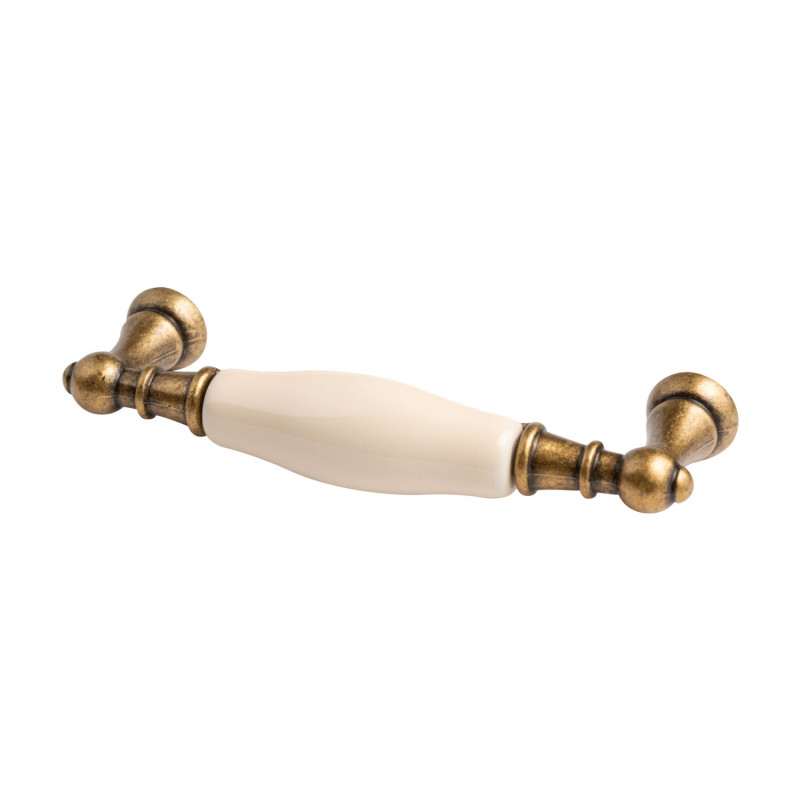 Úchytka Bosetti Marella ALA / staromosadz porcelán / 96 mm