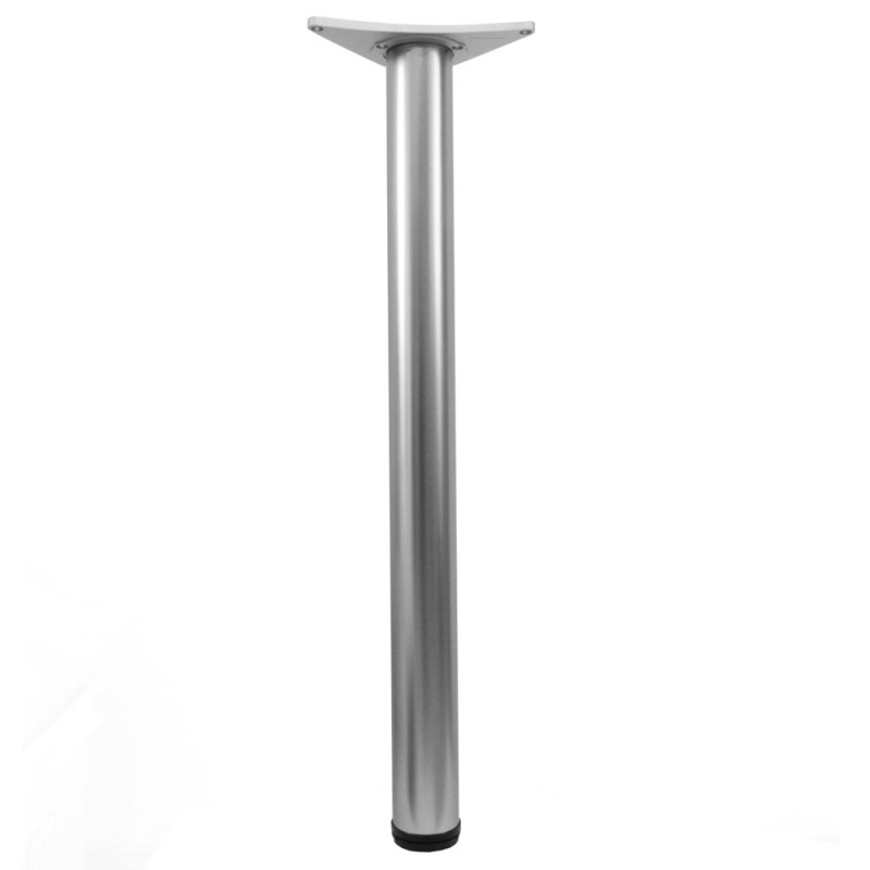 Stolová noha fí 60 mm 820 mm matný chróm