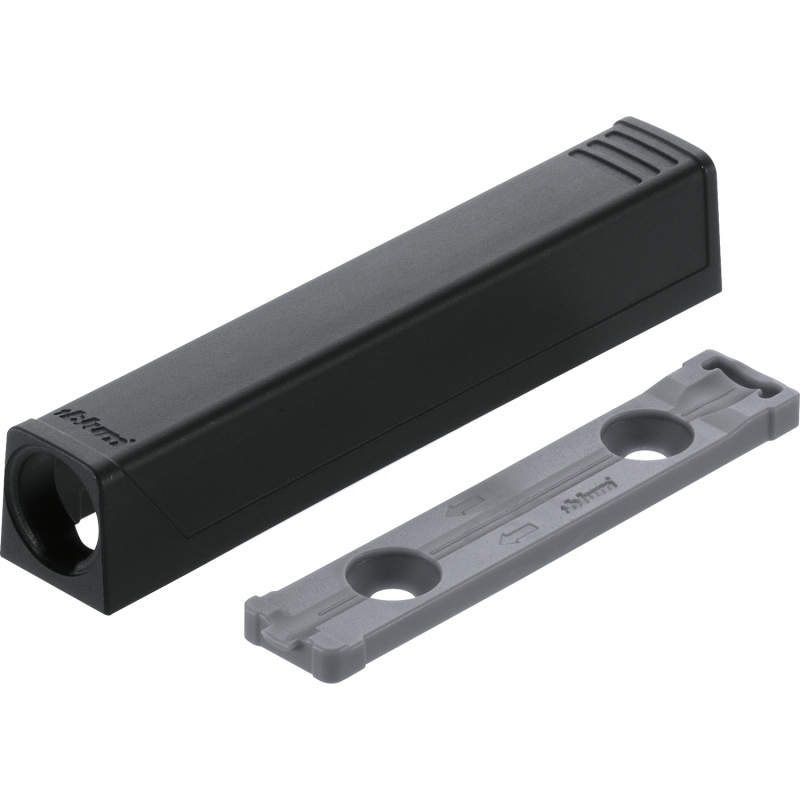 Blum TIP-ON adaptér priamy dlhý čierny 956A1201