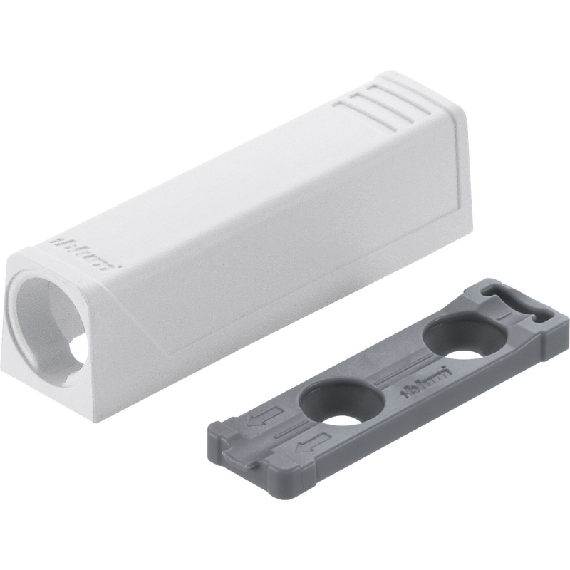 Blum TIP-ON adaptér priamy krátky 956.1201 biely