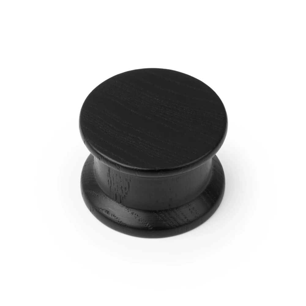 Úchytka knobka Viefe OH! / jaseň – matná čierna lakovaná / 40 mm