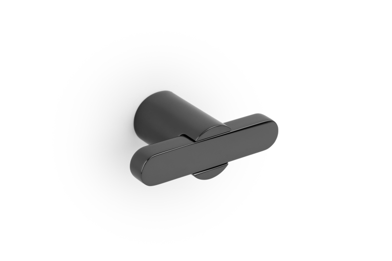 Úchytka knobka Viefe FUSION / leštená čierna titanium / 58 mm