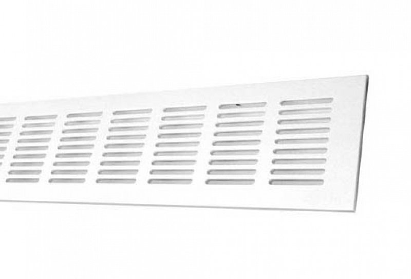 Ventilačná mriežka 80 x 800 mm biela