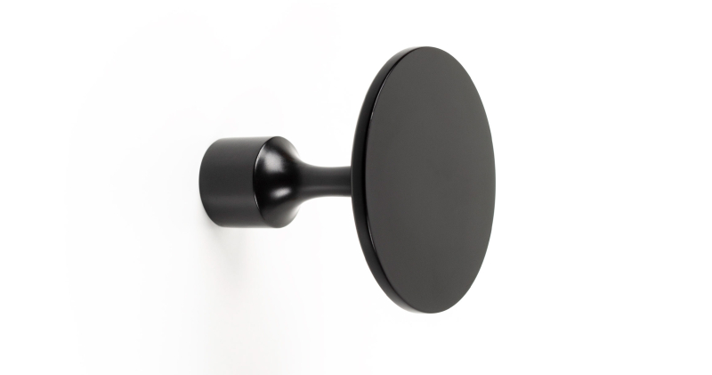 Nábytkový vešiak Viefe FLOID / čierna / priemer 60 mm