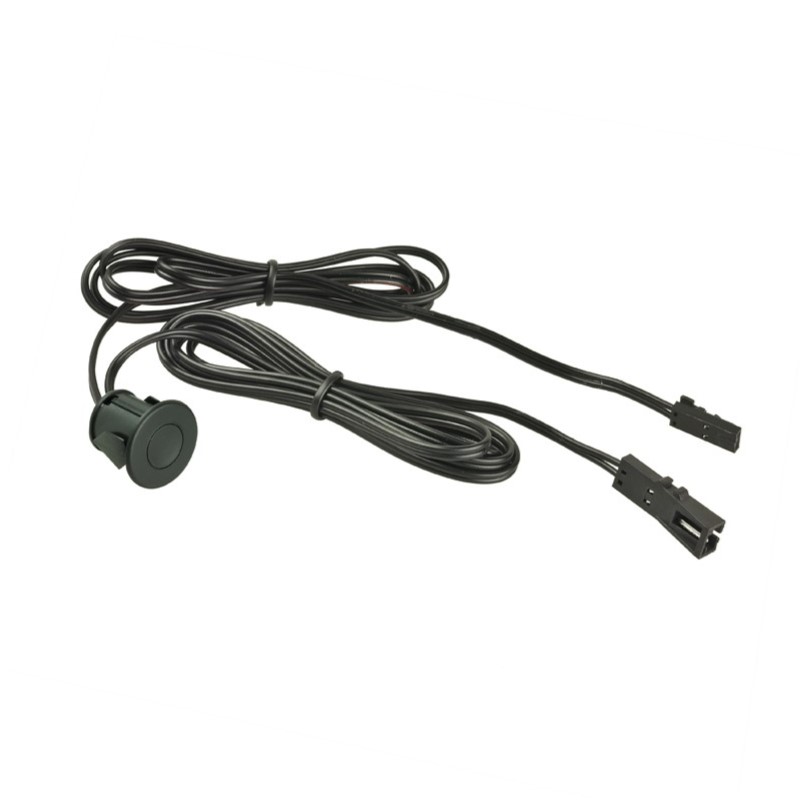 Vypínač / stmievač LED pásik W01 / čierna / 12 V