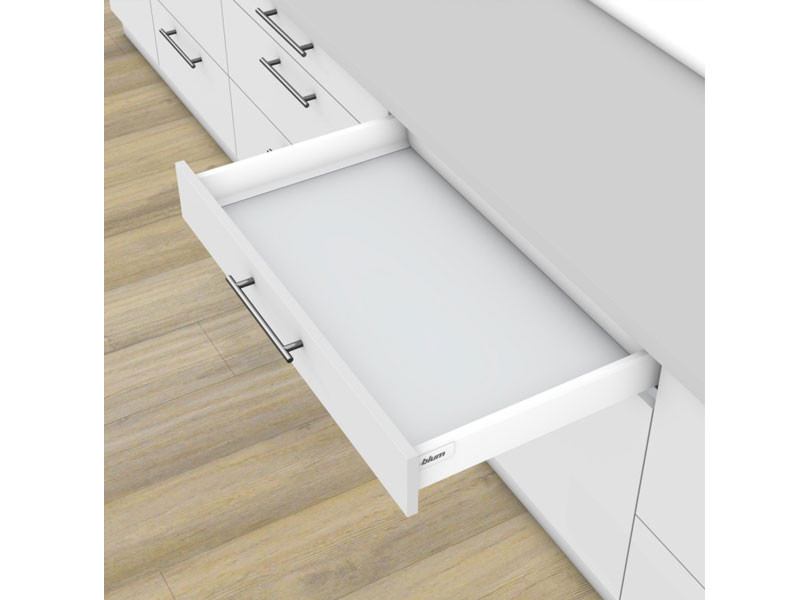 BLUM antaro 450 mm M-nízky biely - kompletná sada
