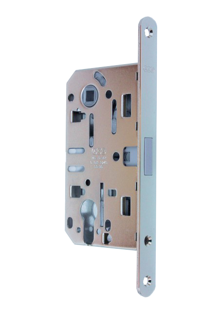 Zámok zadlabávací na dvere AGB MEDIANA POLARIS 85/76 - vchodový, magnetický / PZ / B06103.50.06